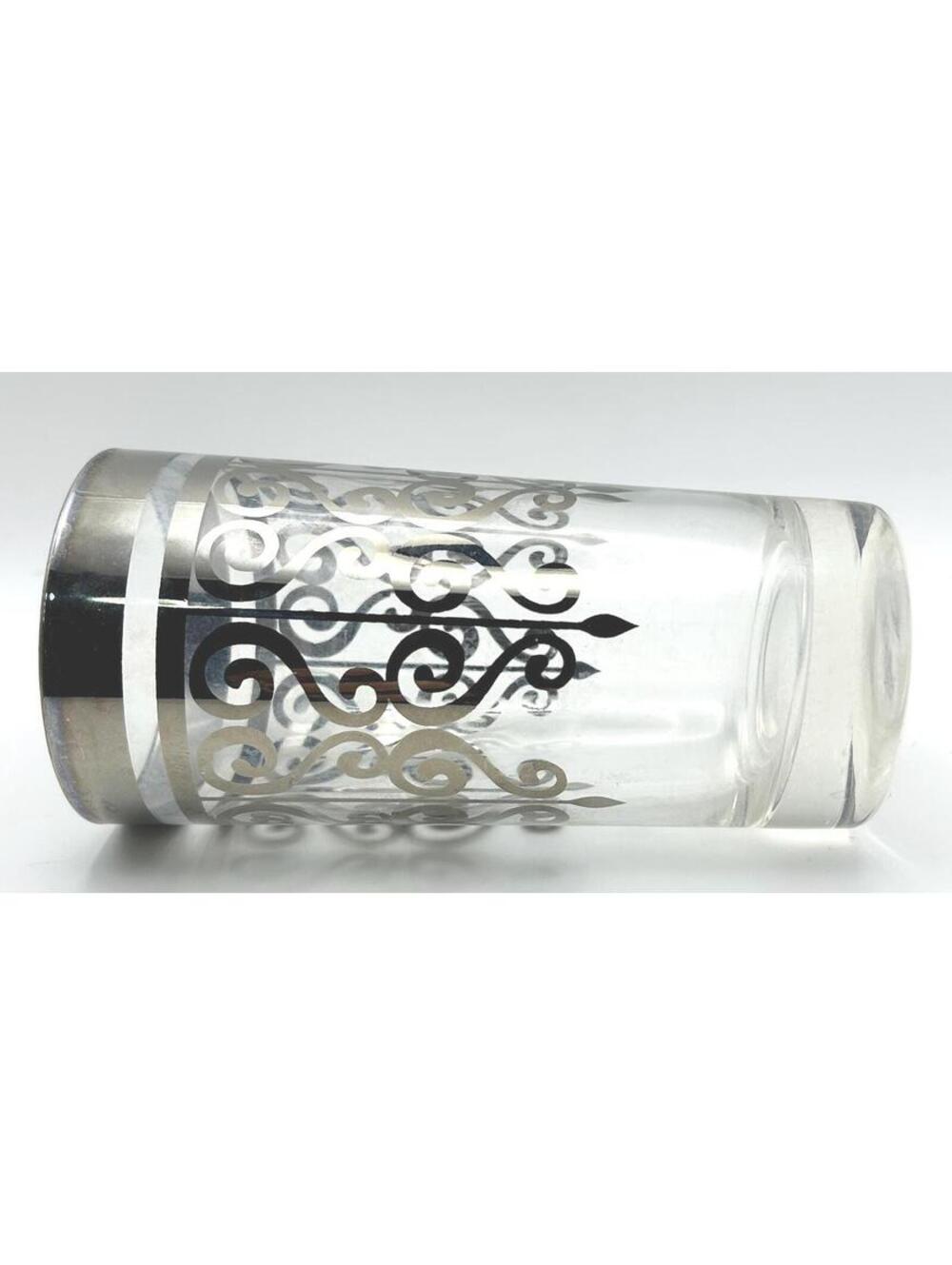 Dorothy Thorpe Platinum Band Scroll Cocktail Glass - Picture 9 of 9